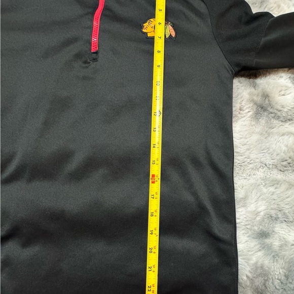Mens NHL Reebok Chicago Blackhawks Center Ice Collection Golf Collar Shirt Small - Picture 7 of 13